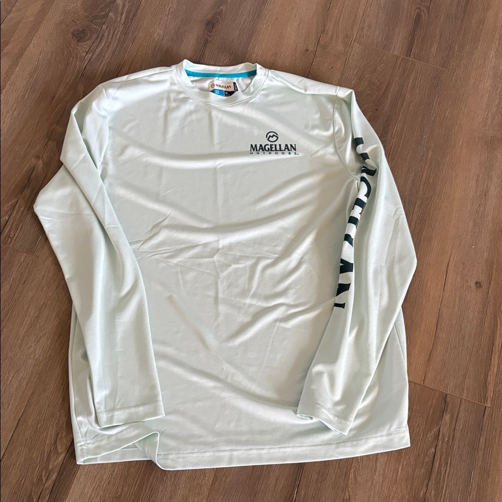 Magellan Outdoors Light Green Performance Shirt